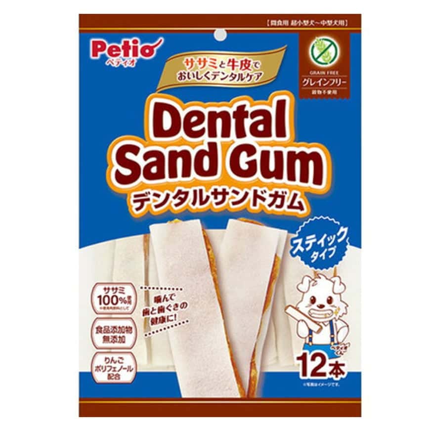 Petio 狗零食 無穀物潔齒除口氣雞柳肉牛皮夾心片 26塊 (圖片2)