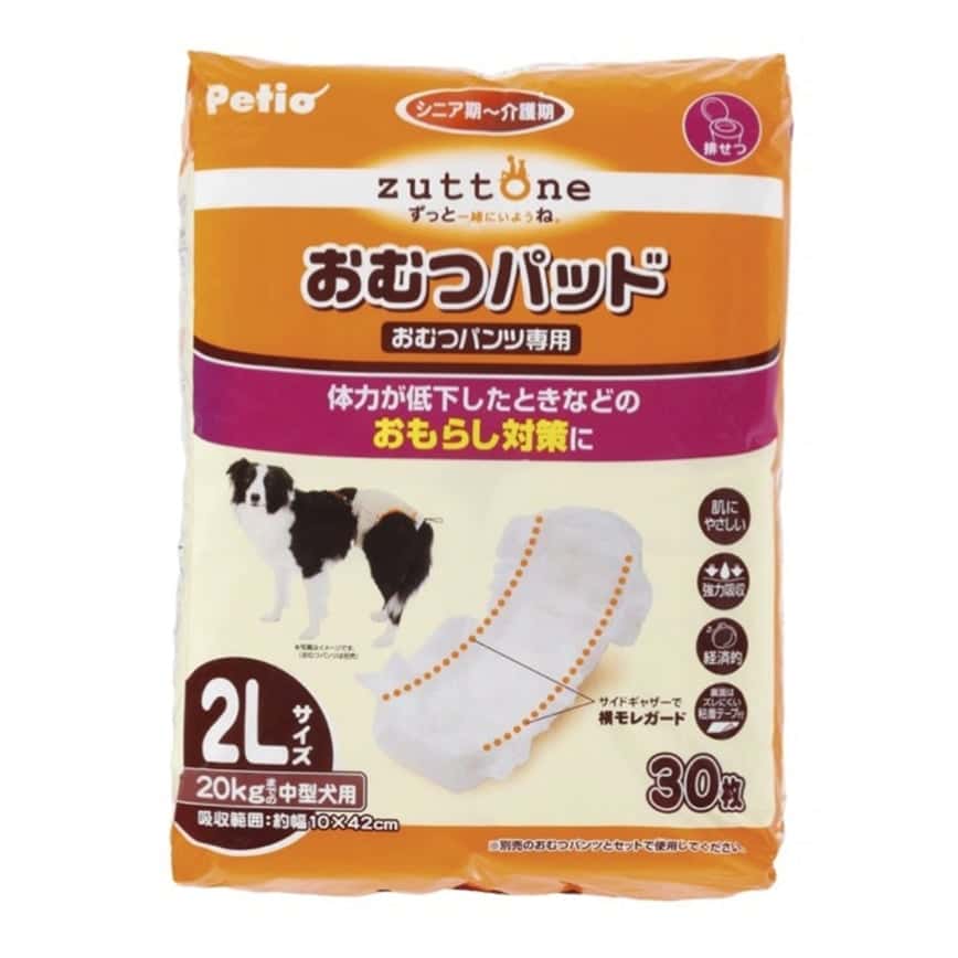 Petio zuttone 高齡犬護理專用黏貼式尿片 2L (圖片2)