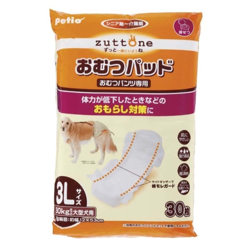 Petio zuttone 高齡犬護理專用黏貼式尿片 3L (圖片2)