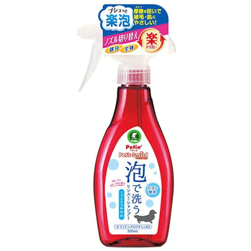 Petio 寵物微笑系列 狗狗低刺激洗毛泡沫噴霧 保濕&光澤 350ml (91602694) (圖片2)