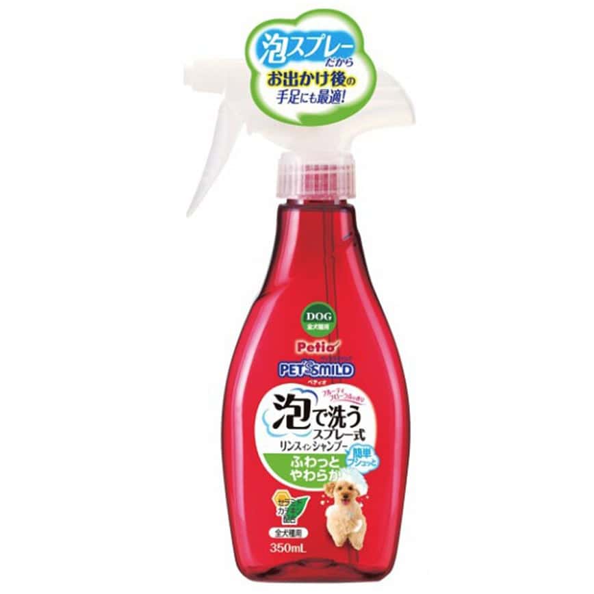 Petio 寵物微笑系列 狗狗低刺激洗毛泡沫噴霧 保濕&柔順 350ml (91602695) (圖片2)