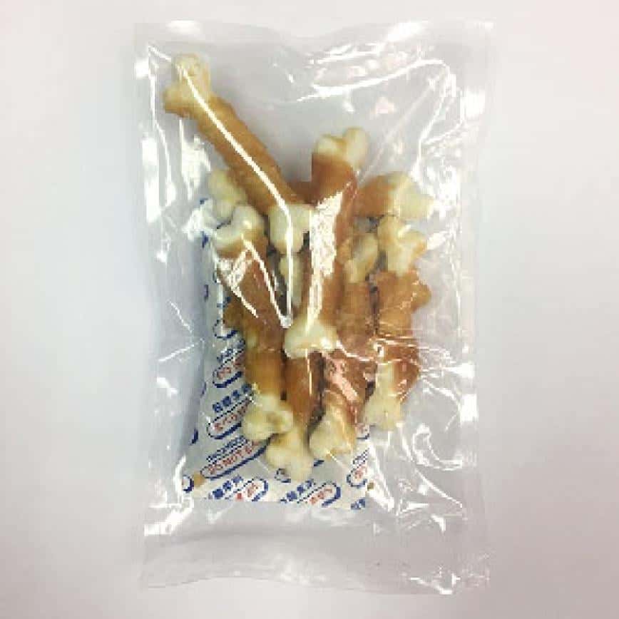 雞肉繞磨牙棒牛奶骨 狗零食 訓犬零食 100g (犬用) (圖片2)