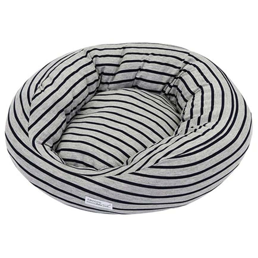 Petio necoco 貓用條紋軟包床 灰色 (91602198) (圖片2)