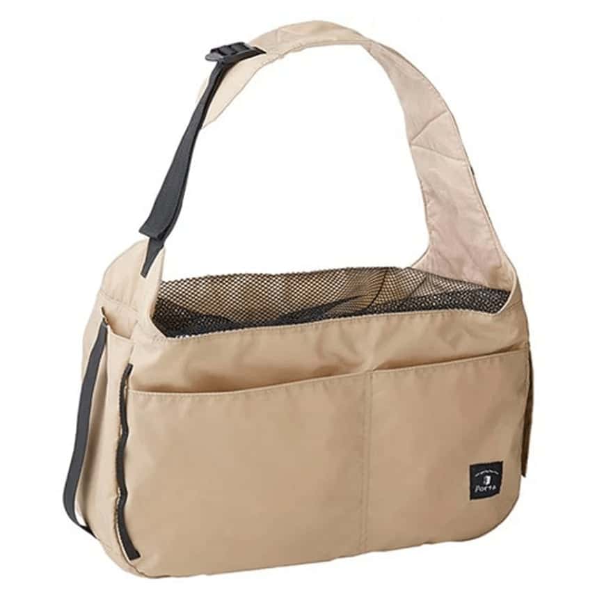 Petio Porta 犬用外出斜揹袋 米色 (圖片2)