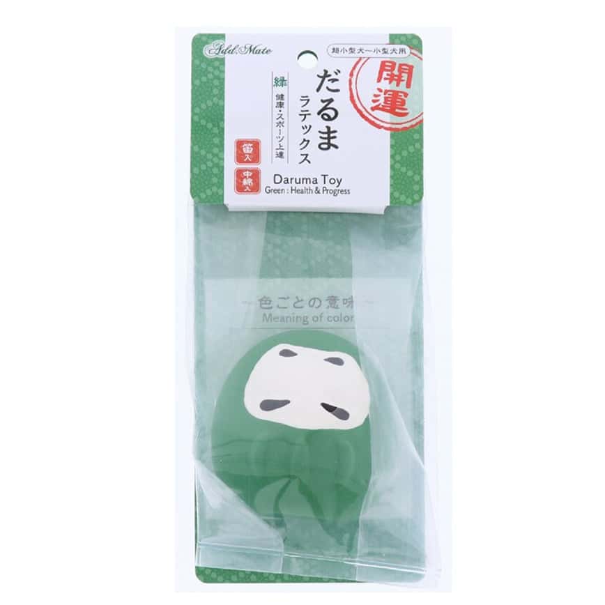 Petio Add Mate 開運不倒翁 超柔軟乳膠玩具 綠色 (圖片2)