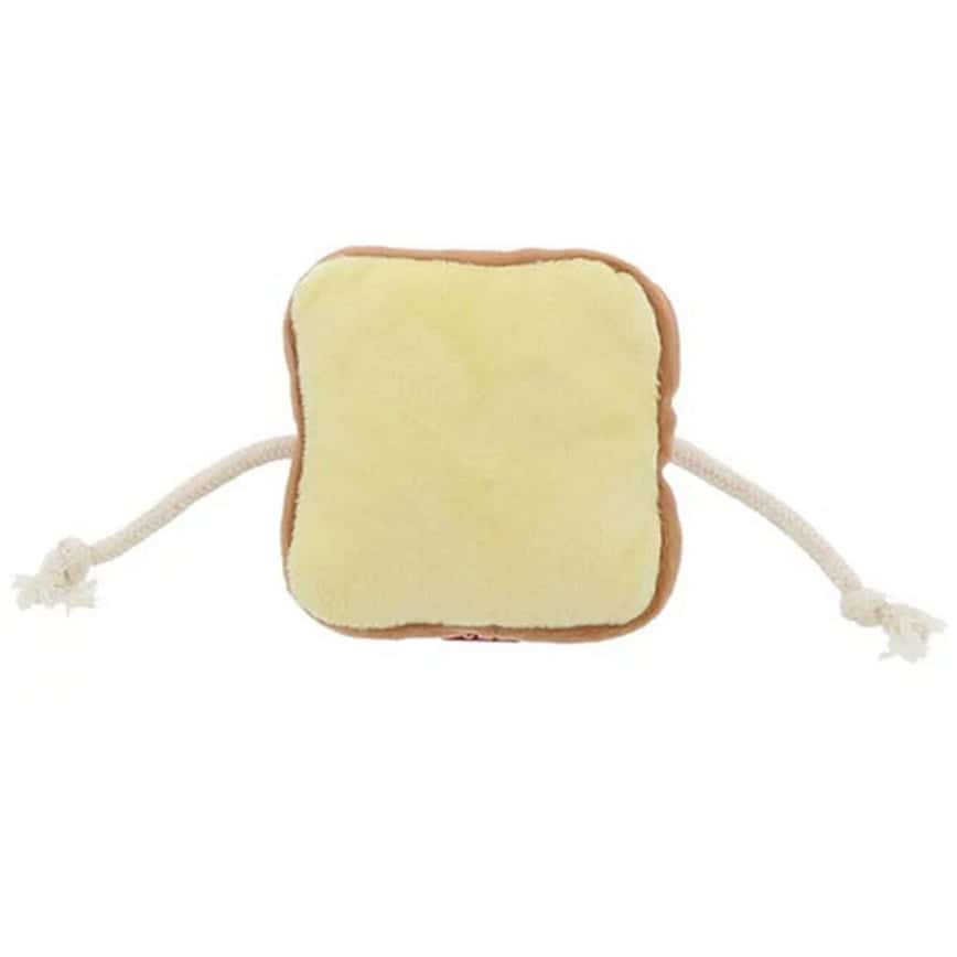 Petio 耐咬麵包屋發聲帶繩狗玩具 方包 (91602722) (圖片2)