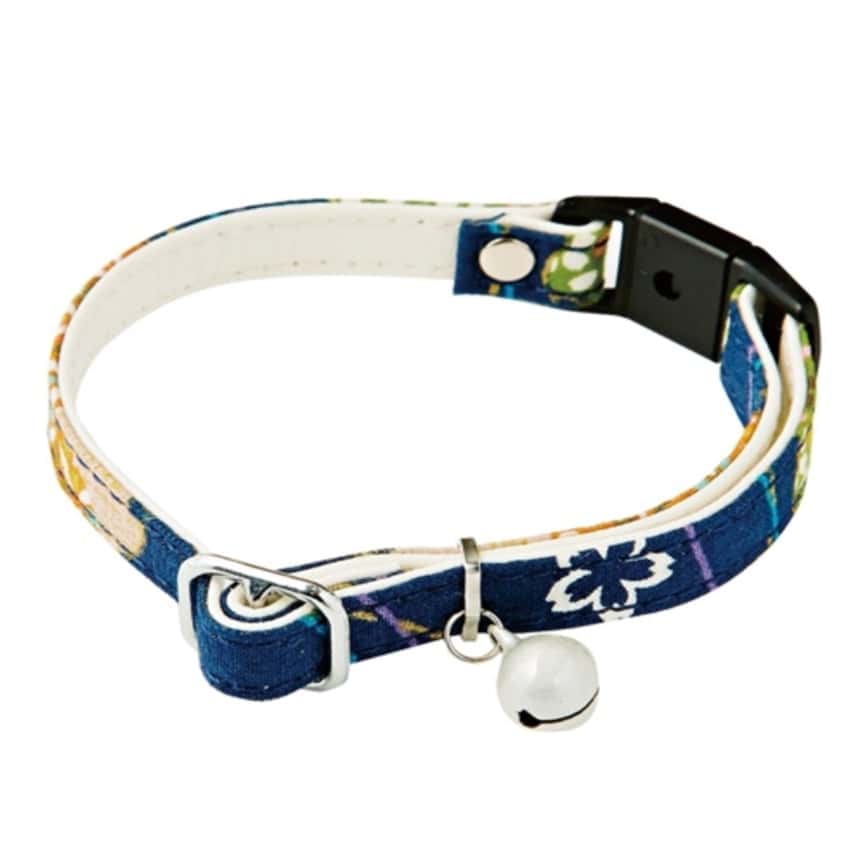 Petio Add Mate 和風貓頸帶 梅花 藍色 (91601560) (圖片2)