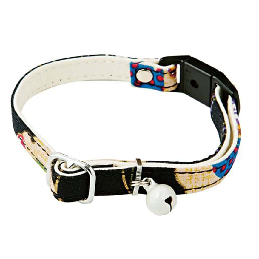 Petio Add Mate 和風貓頸帶 梅花 黑色 (91601561) (圖片2)