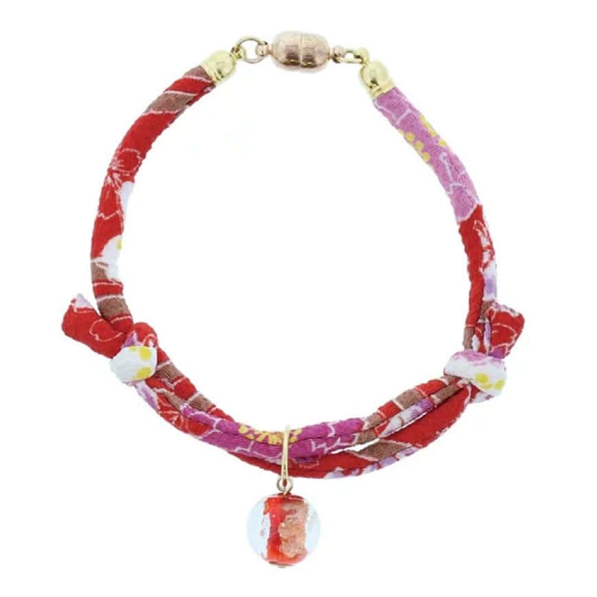 Petio Add Mate 日式蜻蛉玉貓頸帶 紅色 (91602363) (圖片2)