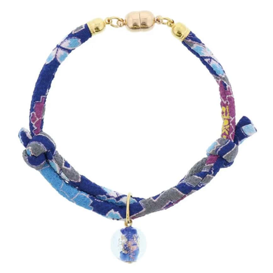 Petio Add Mate 日式蜻蛉玉貓頸帶 藍色 (91602364) (圖片2)