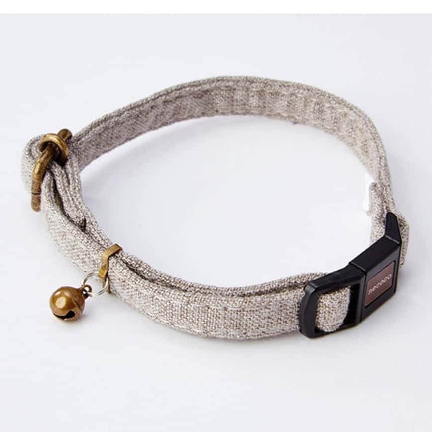 Petio necoco 抗菌鈴鈴經典貓頸帶 灰色 (圖片2)