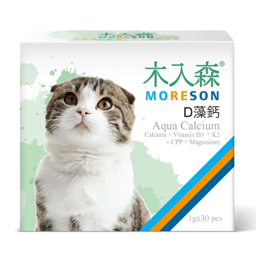 木入森MORESON 貓咪保健品 D藻鈣 1g x 30包 (MRSC070) (圖片2)