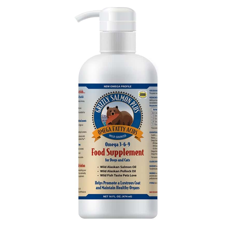 GRIZZLY熊之寶 貓犬保健品 強化野生三文魚油系列 脂肪酸 Omega3-6-9 補充液 474ml (GPP3118P) (圖片2)