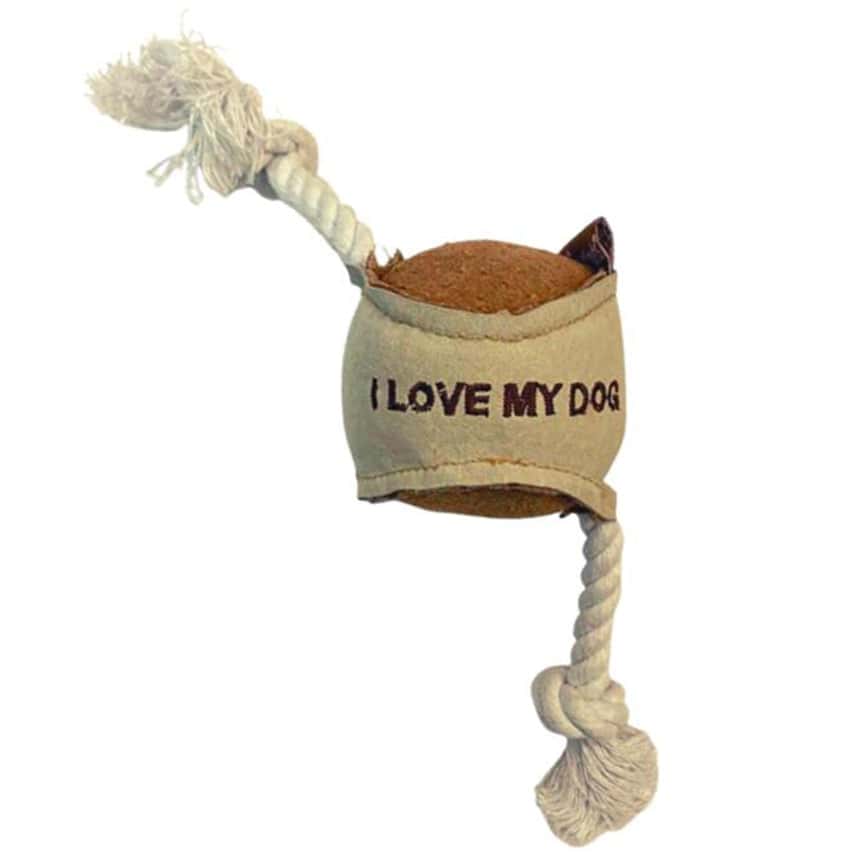 Billipets 狗玩具 真⽪系列 棒球 7cm (NS-17080) (圖片2)