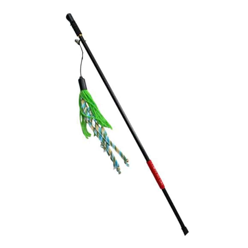 Billipets 逗貓棒 條紋長帶款 綠色 50cm (NS-7588A) (圖片2)