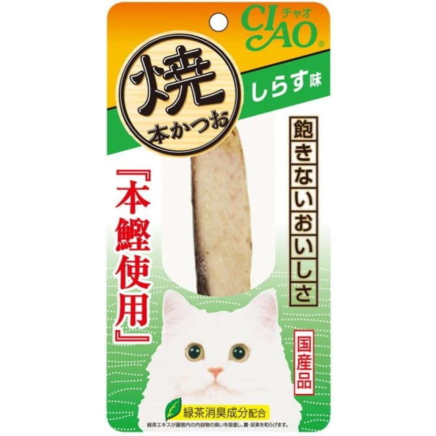 CIAO 貓零食 日本正宗燒鰹魚條 白飯魚味 25g (HK-03) (圖片2)