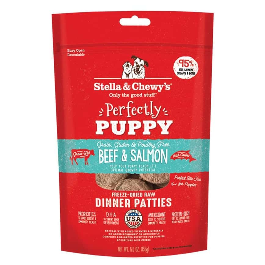 Stella & Chewy's 狗糧 凍乾生肉主糧 幼犬系列 牛肉及三文魚配方 14oz (SC098) (圖片2)