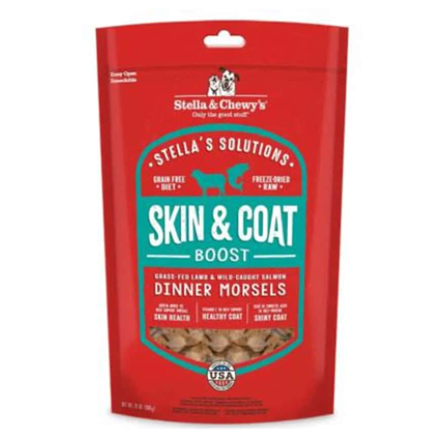 Stella & Chewy's 狗糧 凍乾生肉狗糧 功能配方系列 有助皮毛健康 草飼羊及野生捕撈三文魚配方 13oz (SC125) (圖片2)