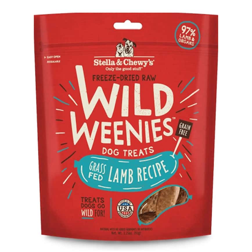 Stella & Chewy's 狗小食 凍乾香腸小食系列 草飼羊配方 3.25oz (WW-LM-3.25) (圖片2)