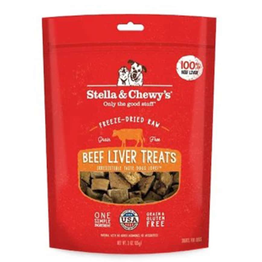 Stella & Chewy's 狗小食 凍乾生肉内臟小食系列 牛肝 3oz (TRT-BL-3) (圖片2)