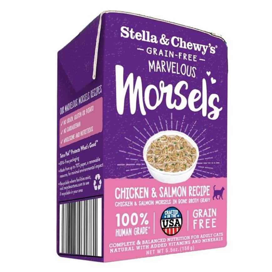 Stella & Chewy's 貓濕糧 啖啖濃湯肉粒系列 雞肉三文魚 5.5oz (SKU-MM-CHSM-5.5) (圖片2)