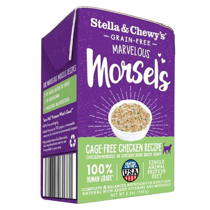 Stella & Chewy's 貓濕糧 啖啖濃湯肉粒系列 放養雞配方 5.5oz (SKU-MM-C-5.5) (圖片2)