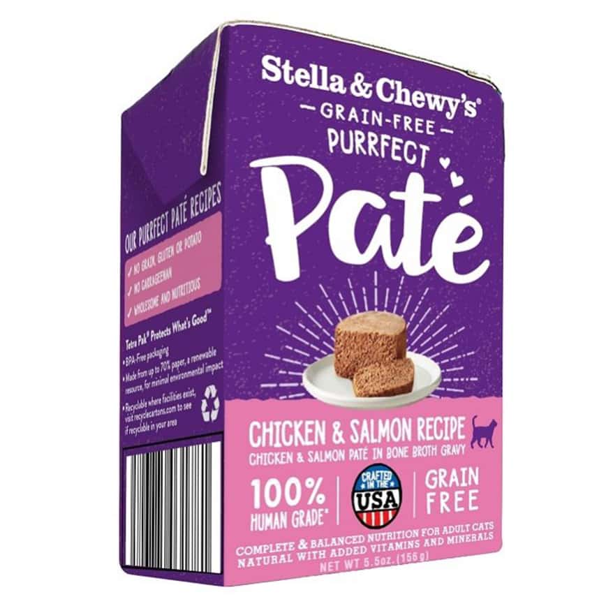 Stella & Chewy's 貓濕糧 滋味骨湯肉醬系列 雞肉三文魚配方 5.5oz (SKU-PP-CHSM-5.5) (圖片2)