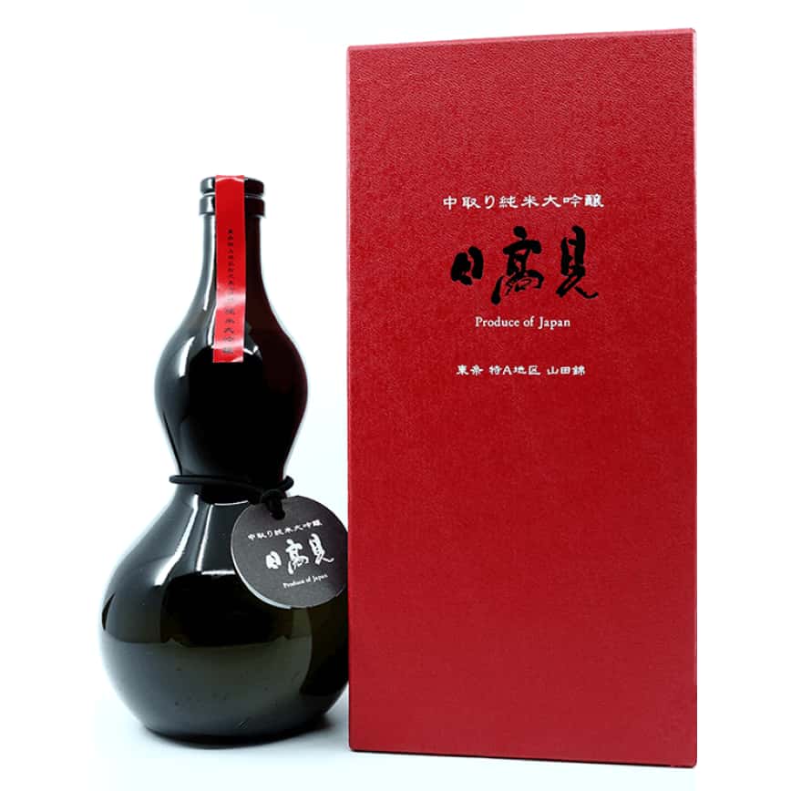 平孝酒造 日高見 中取り 純米大吟釀 黑色 葫蘆樽 720ml (圖片2)