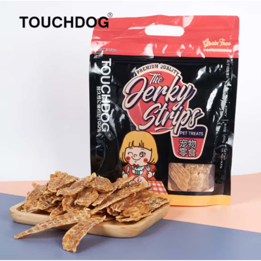 TouchDog 狗零食 烘乾鮮雞肉片 400g (Y-TD01) (圖片2)