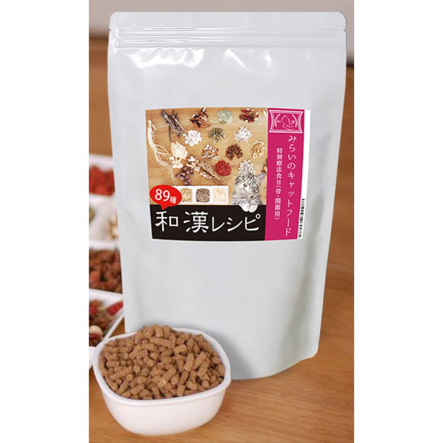 日本自然之森漢方堂 YAKUZEN GAREN 和漢藥善處方貓糧 骨關節 800g (TBS) (圖片2)