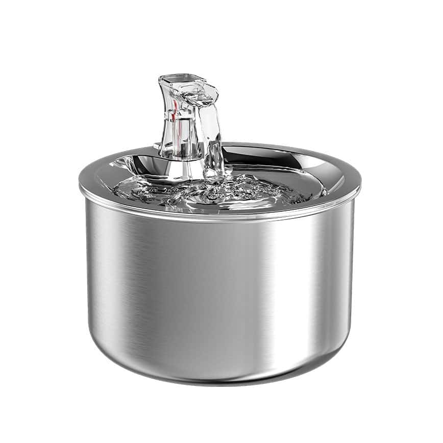 寵物飲水機 不銹鋼USB活水流動過濾飲水器 (圖片2)