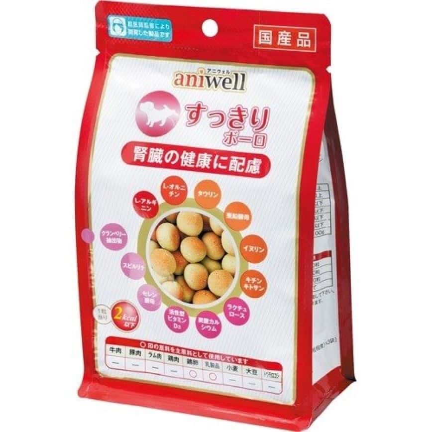 日本d.b.f aniwell 狗小食 小饅頭 腎臟健康配方 60g (圖片2)