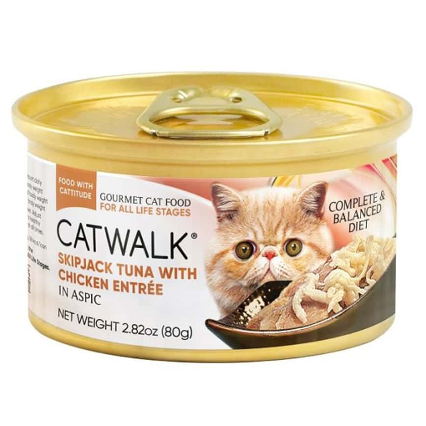 CATWALK 貓主食罐 吞拿魚 + 雞肉 Tuna With Chicken Entrée 80g (CW-YLC) (圖片2)