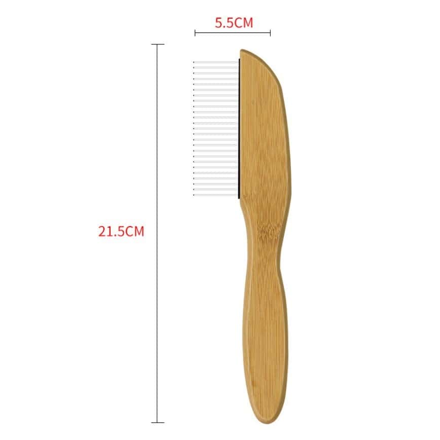 貓咪梳毛刷 除蚤長疏齒單排梳 長毛用適用 (圖片2)