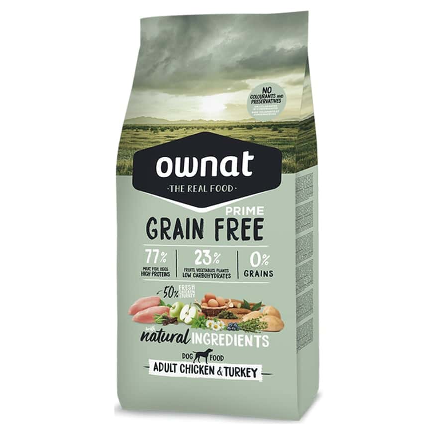ownat 狗糧 成年犬糧 放牧雞肉與火雞 大顆粒 12kg (31600) (圖片2)