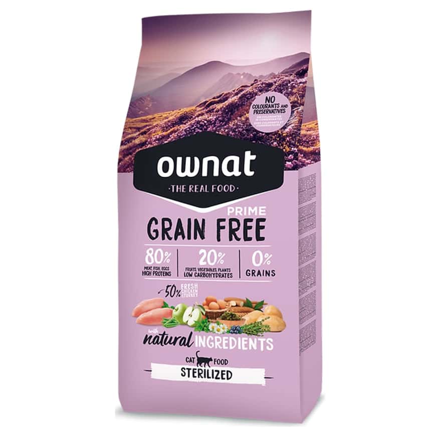 ownat 全齡貓糧 放牧雞⾁與火雞 已絕育, 體重管理配⽅ 1kg(31458) (圖片2)