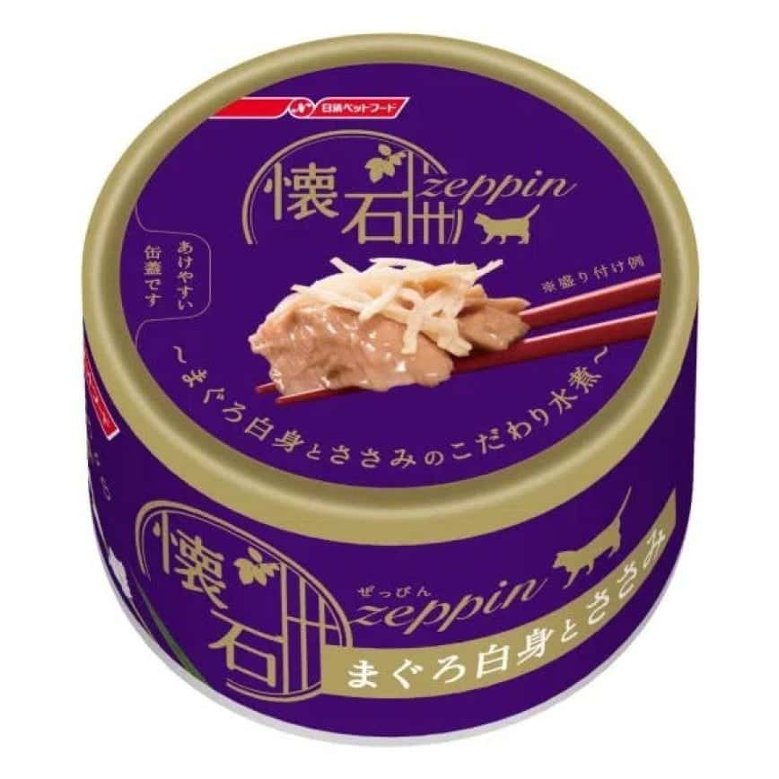 日清 貓罐頭 懷石絕品 白肉吞拿魚+雞肉 80g (NP-Z13) (圖片2)