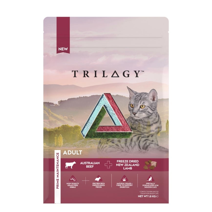 Trilogy 無穀物成貓糧 澳洲牛肉+5%紐西蘭羊肺凍乾 1.8kg (TRB-001/TRK-001) (圖片2)