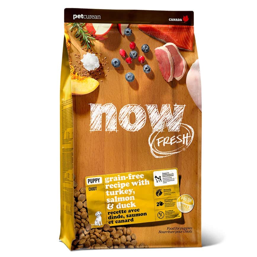now FRESH 狗糧 無穀物 幼犬配方 火雞三文魚及鴨肉 22lb (2303122) (新舊包裝隨機) (圖片2)