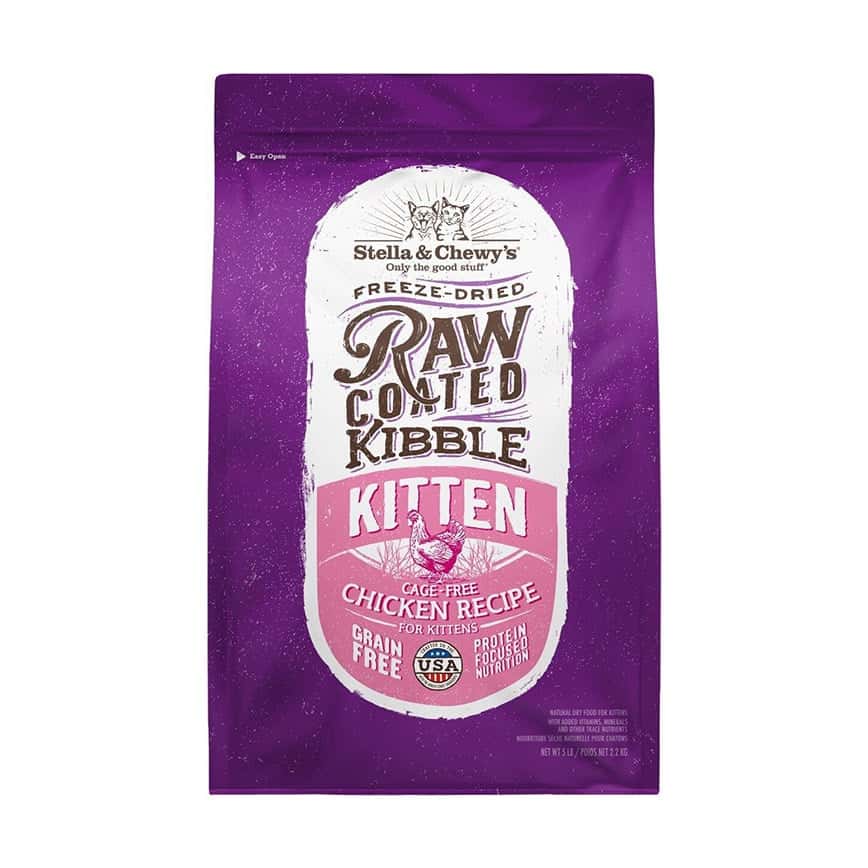 Stella & Chewy's 貓糧 凍乾生肉外層低溫烘焙乾糧 放養雞幼貓配方 2.5lb (CRC-KIT-2.5) (圖片2)