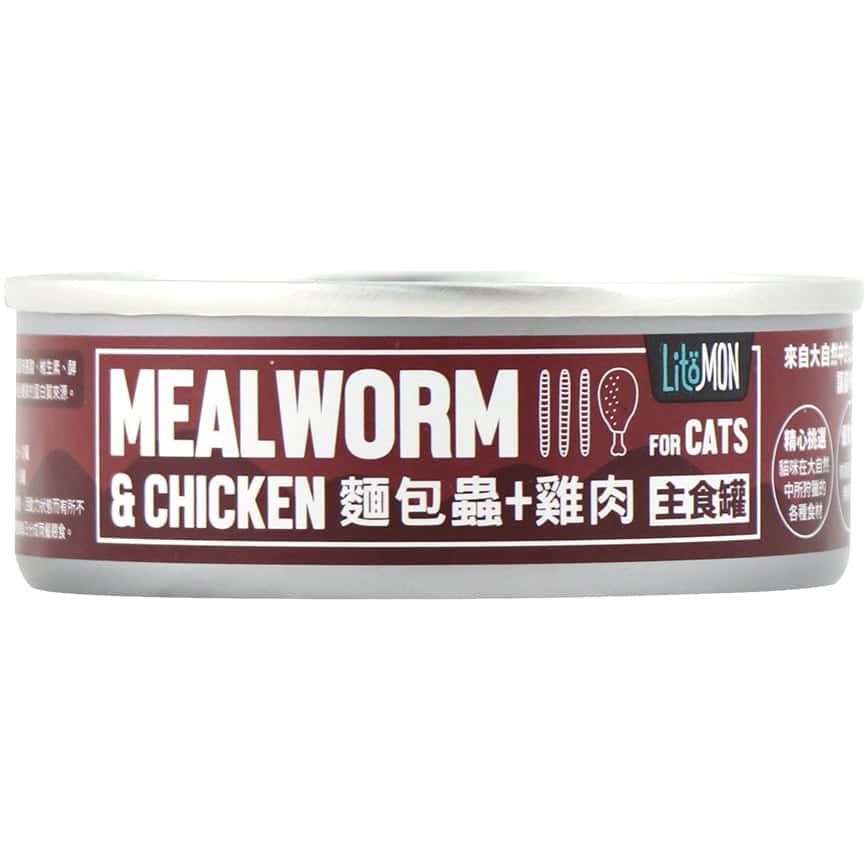 怪獸部落 野味貓主食罐 麵包蟲雞肉 82g (A014) (圖片2)