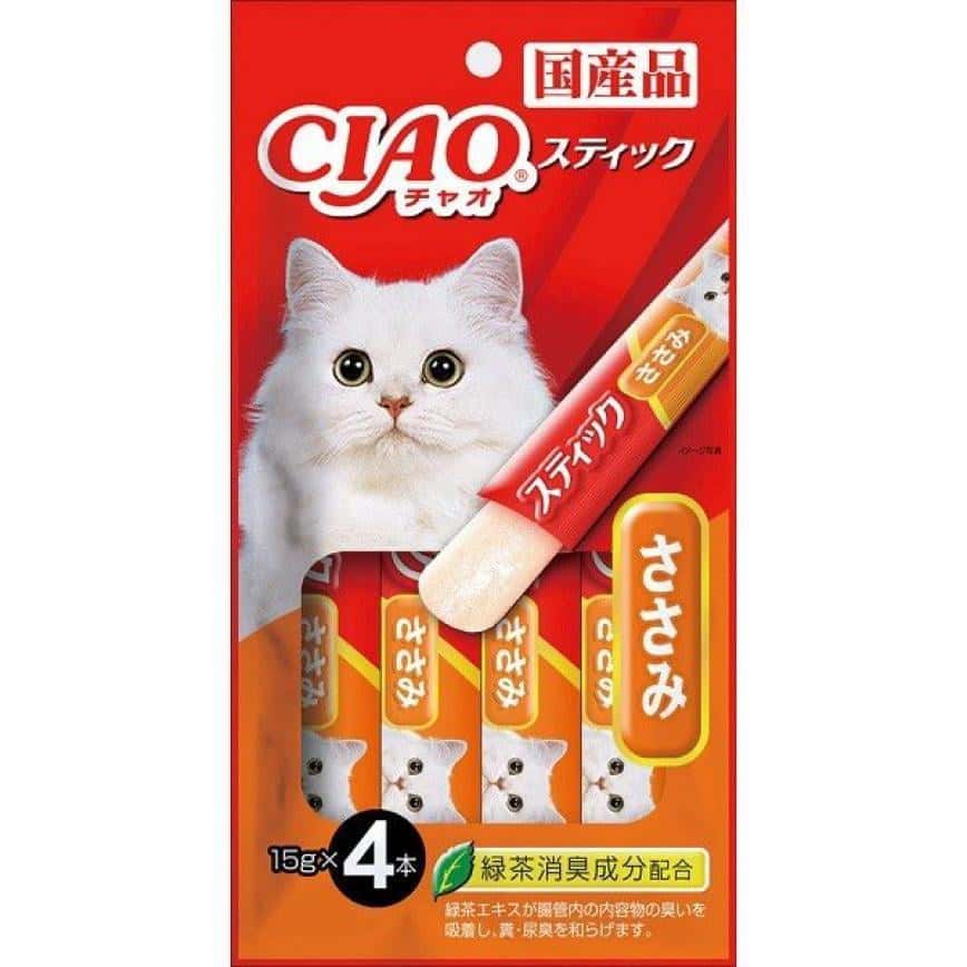 CIAO 貓零食 日本啫喱果凍棒 ささみ 雞肉味 60g (TSC-123) (圖片2)