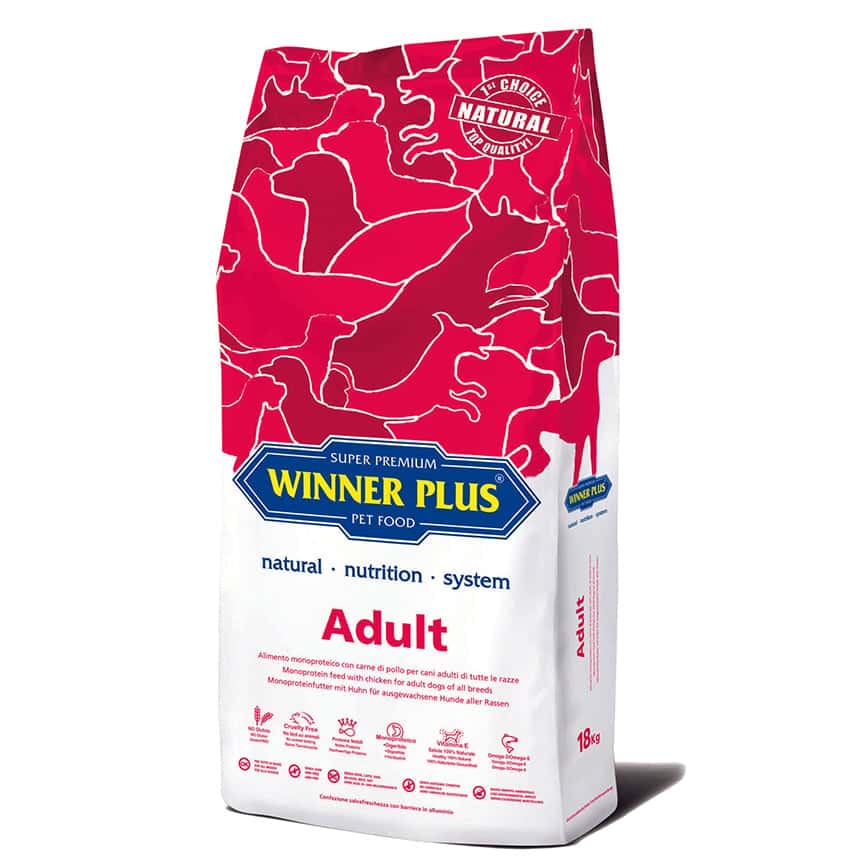 WINNER PLUS 狗糧 成犬配方 雞肉 18kg (12018) (圖片2)