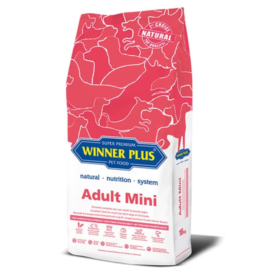 WINNER PLUS 狗糧 迷你成犬配方 雞肉 18kg (12218) (圖片2)