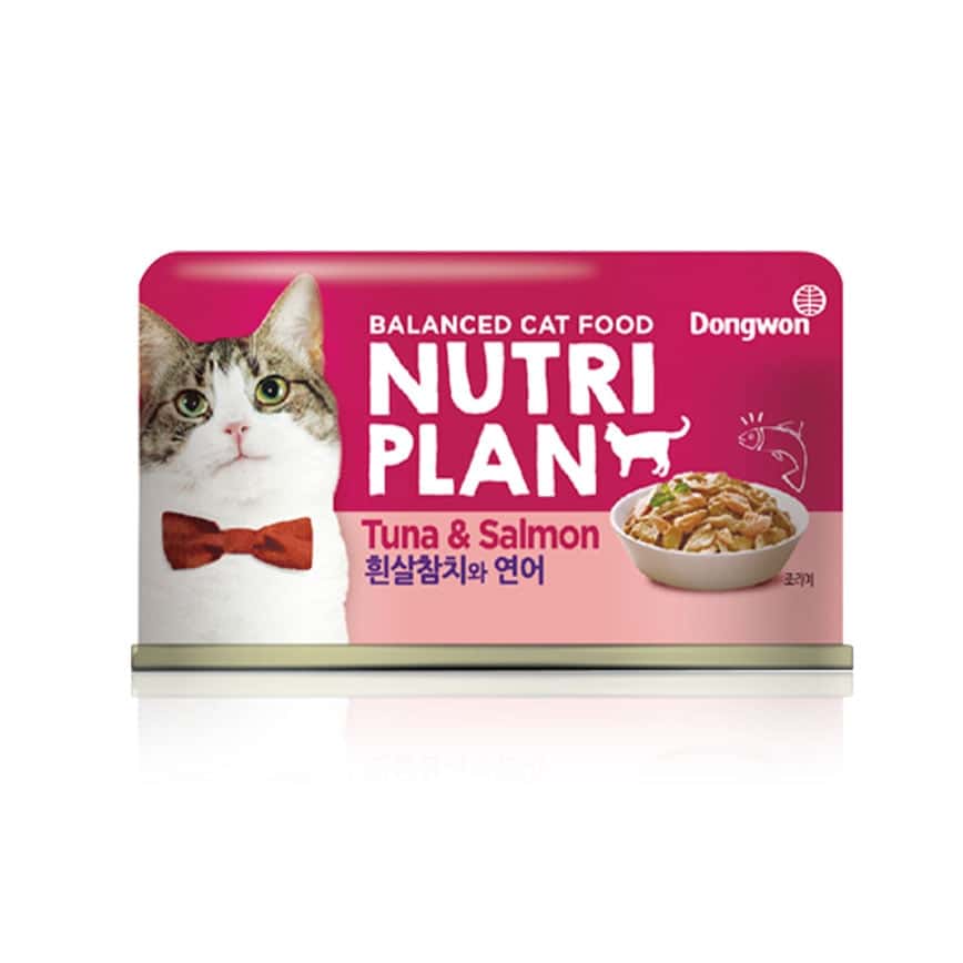 Nutriplan 貓罐頭 營養企劃 韓國低磷主食罐 三文魚及白身吞拿魚 160g (64614) - 限時優惠 (圖片2)