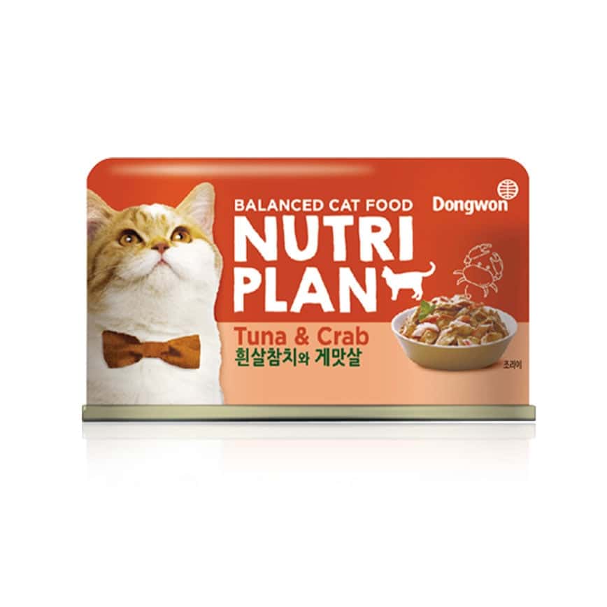 Nutriplan 貓罐頭 營養企劃 韓國低磷主食罐 蟹肉及白身吞拿魚 160g (64615) - 限時優惠 (圖片2)