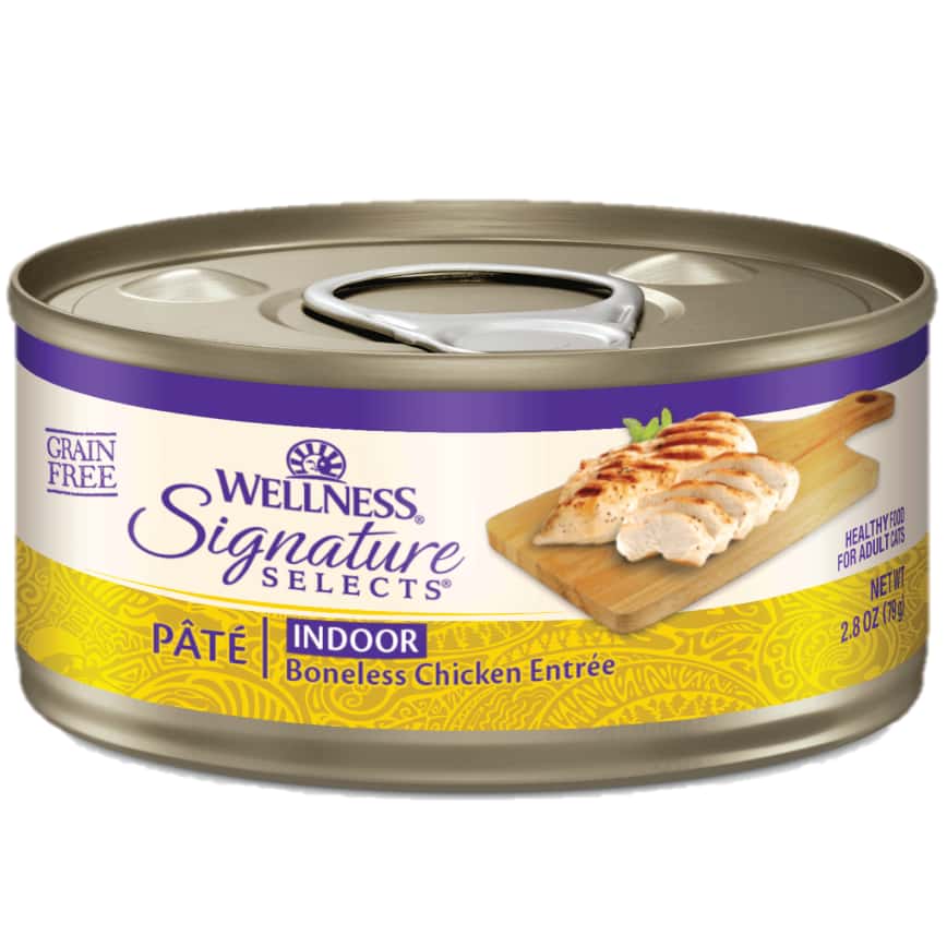 WELLNESS 貓罐頭 無穀物S.S.名廚精選系列 室內貓配方 鮮雞肉泥 2.8oz 79g (5086) (圖片2)
