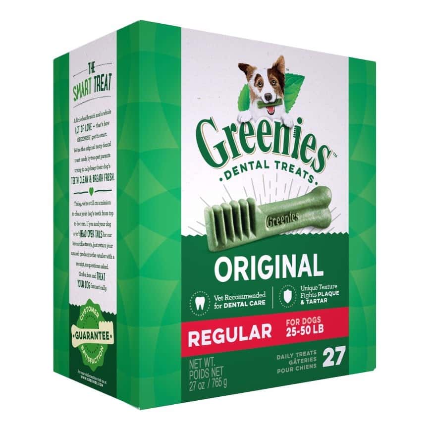 Greenies 狗零食 Original Regular 潔齒骨 標準犬用 27支 27oz (10258168) (GR502) (圖片2)