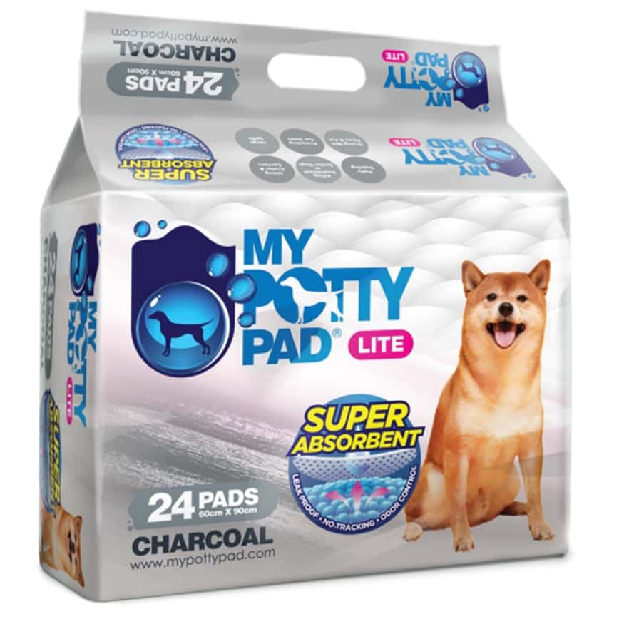 My Potty Pad LITE 殿堂吸活性炭 寵物尿墊 狗尿墊 狗尿片 [60x90 L碼 24PADS] (LMPPC024) (圖片2)