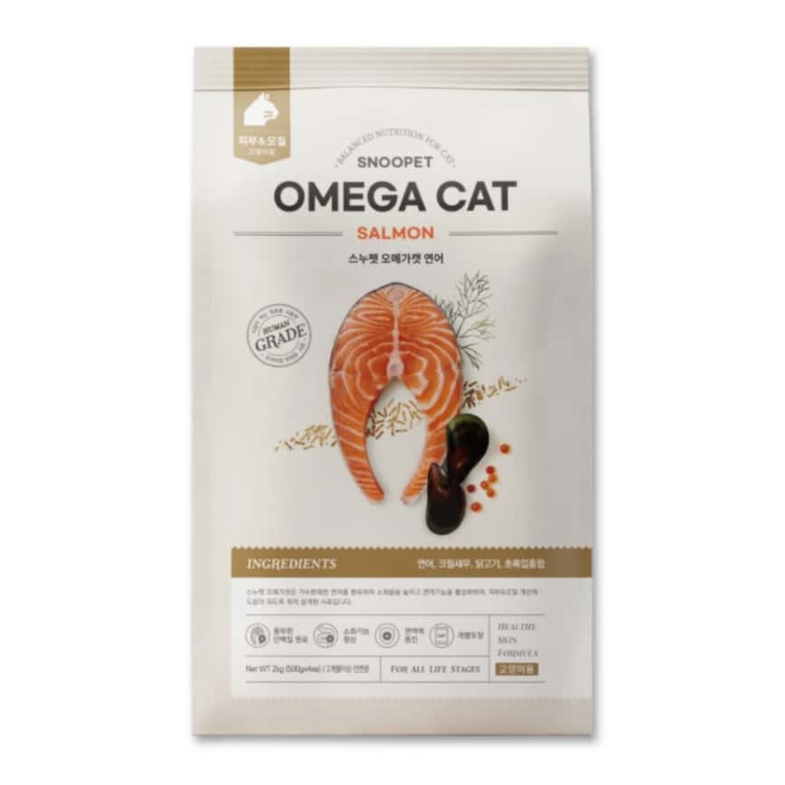 Snoopet 貓糧 三文魚、磷蝦、紅參 (皮膚及毛髮護理配方) 2kg (SP0645) (圖片2)